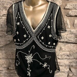 20’s style beaded top